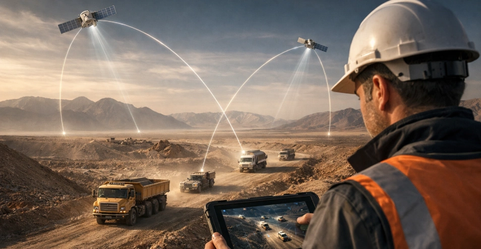 GPS satelital para flotas y activos sin cobertura